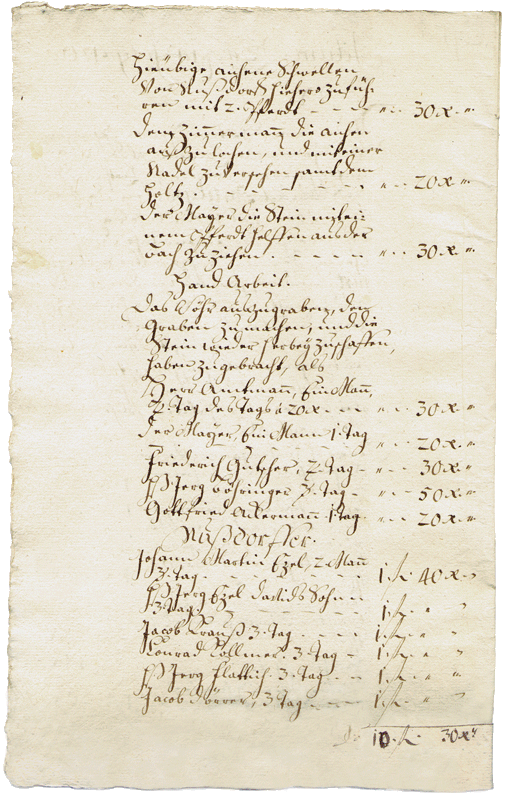 Urkunde vom 14.7.1760 Seite 2